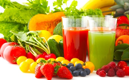 Beneficios de los zumos de Frutas y Verduras